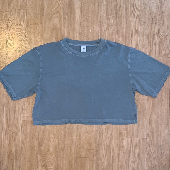 aritzia (tna) - cropped loose-fit t-shirt - Picture 1 of 4